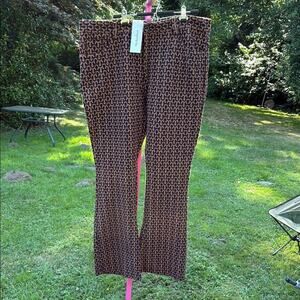 Men’s From The REAL REAL custom BIG & TALL Brown and Black Patterned Pants -